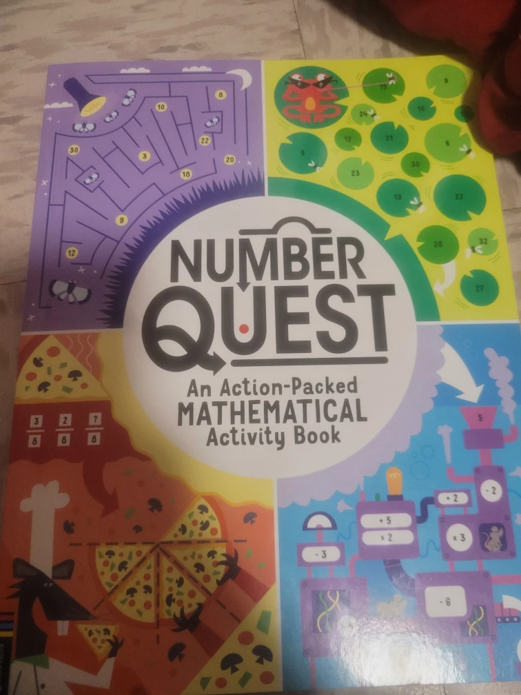 Number Quest Activity Book (Ages 7-9) #cleanout