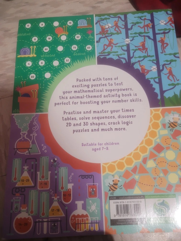Number Quest Activity Book (Ages 7-9) #cleanout - photo 2