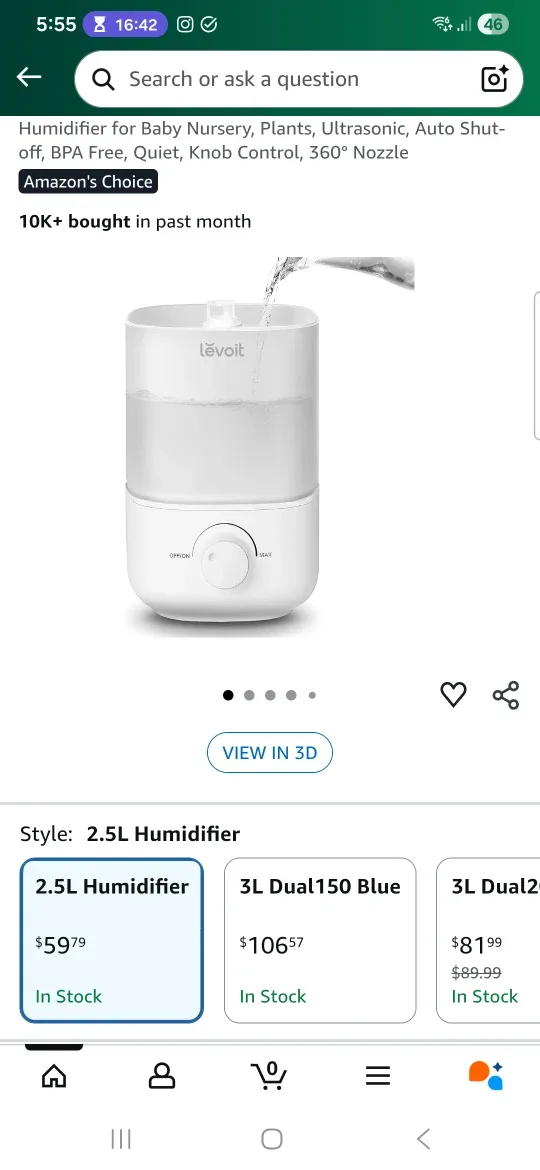 Brand new humidifier levoit