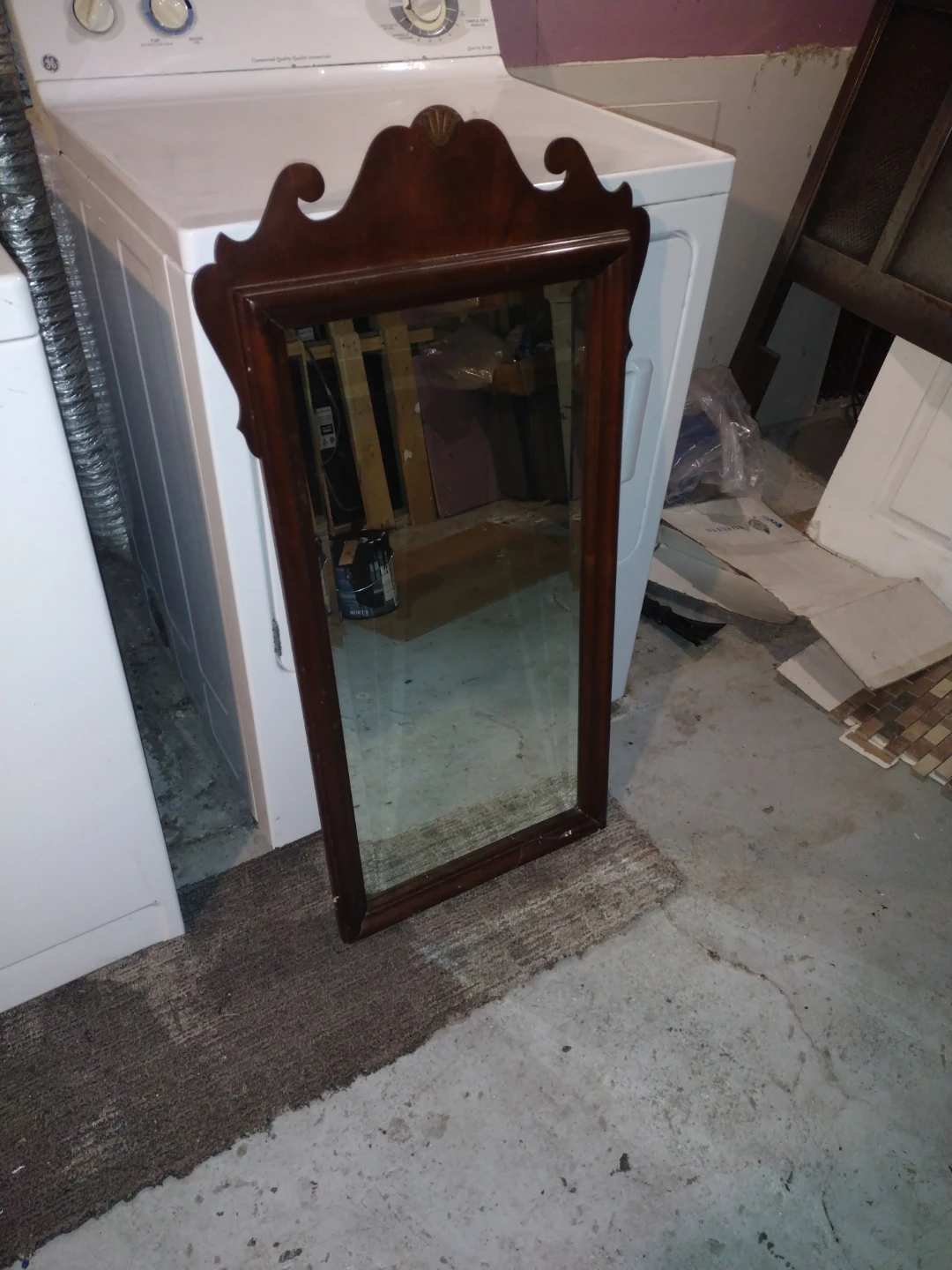 Wooden Framed Mirror