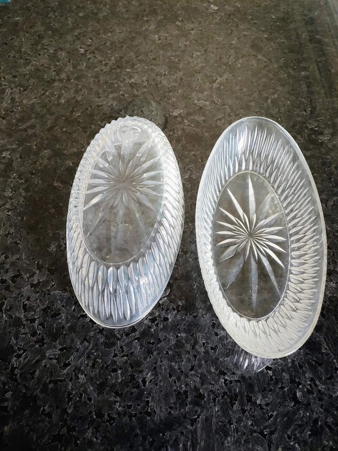 2 Vintage Princess House Lead Crystal Oval Dish & bowl - photo 3