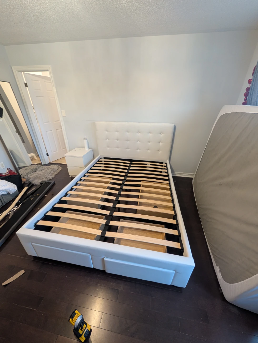 IKEA Double comfortable bed frame !! delivery available - photo 2