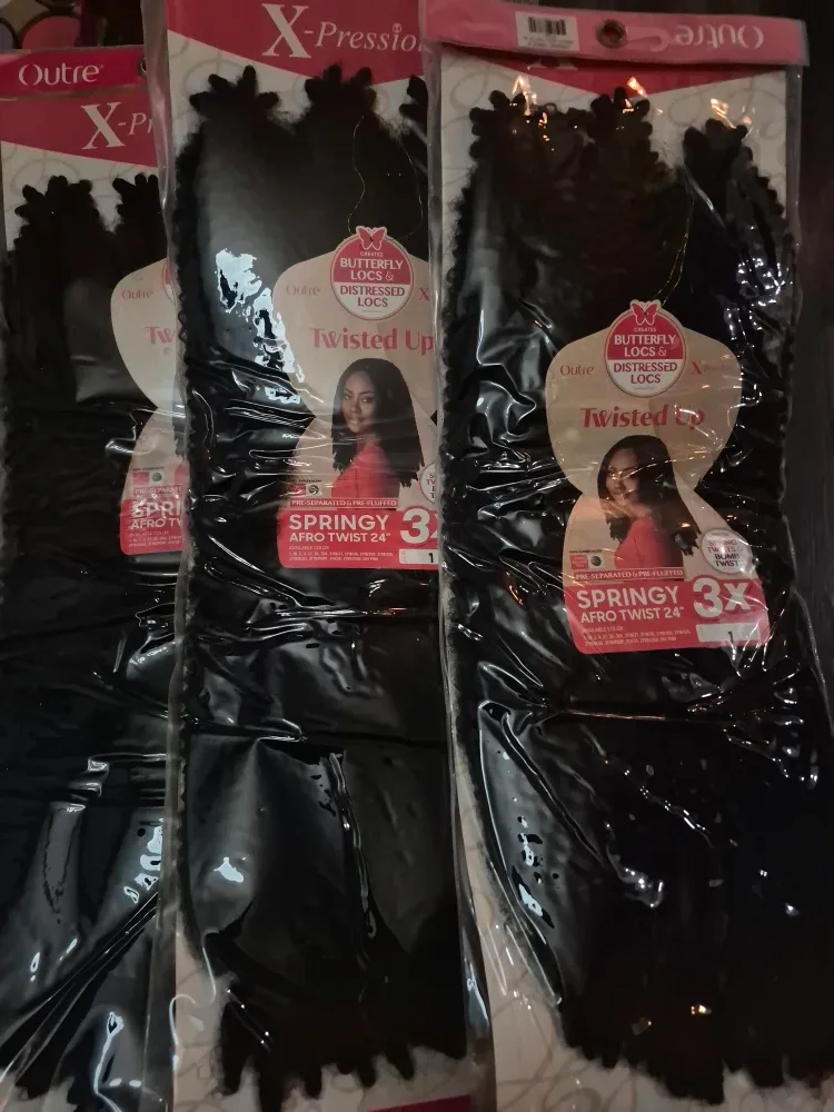 Outre X-Pression Crochet Braid - Springy Afro Twist 24"