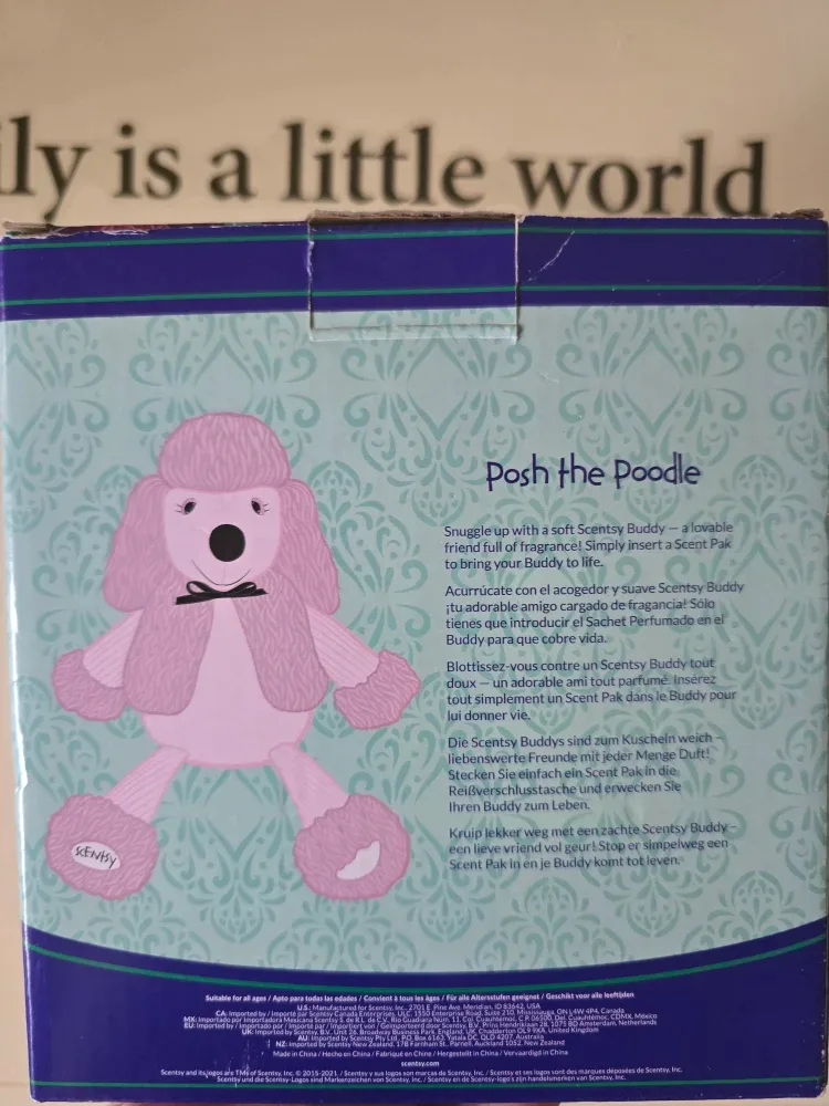 Scentsy Kids Posh the Poodle Buddy (New) image indicator(3)