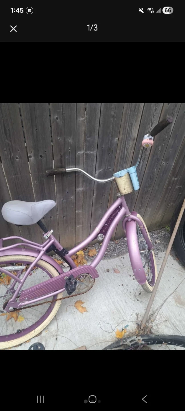 Purple Cruiser Bike