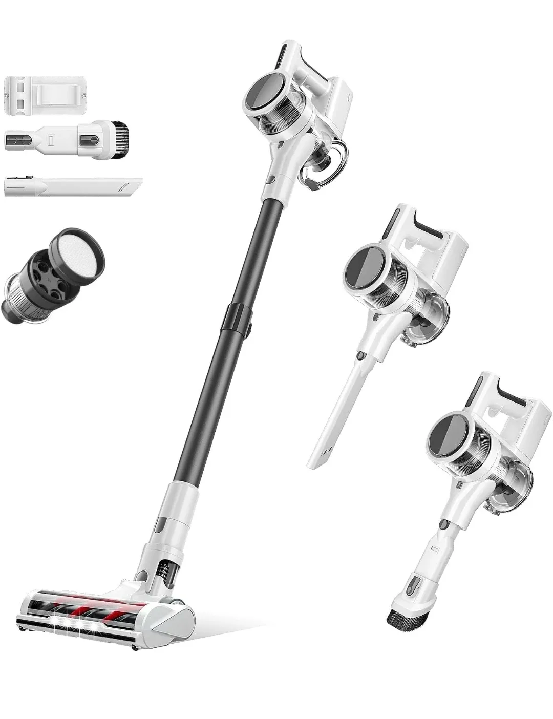 Fykee Cordless Vacuum 80,000 RPM Motor, Powerful Suction