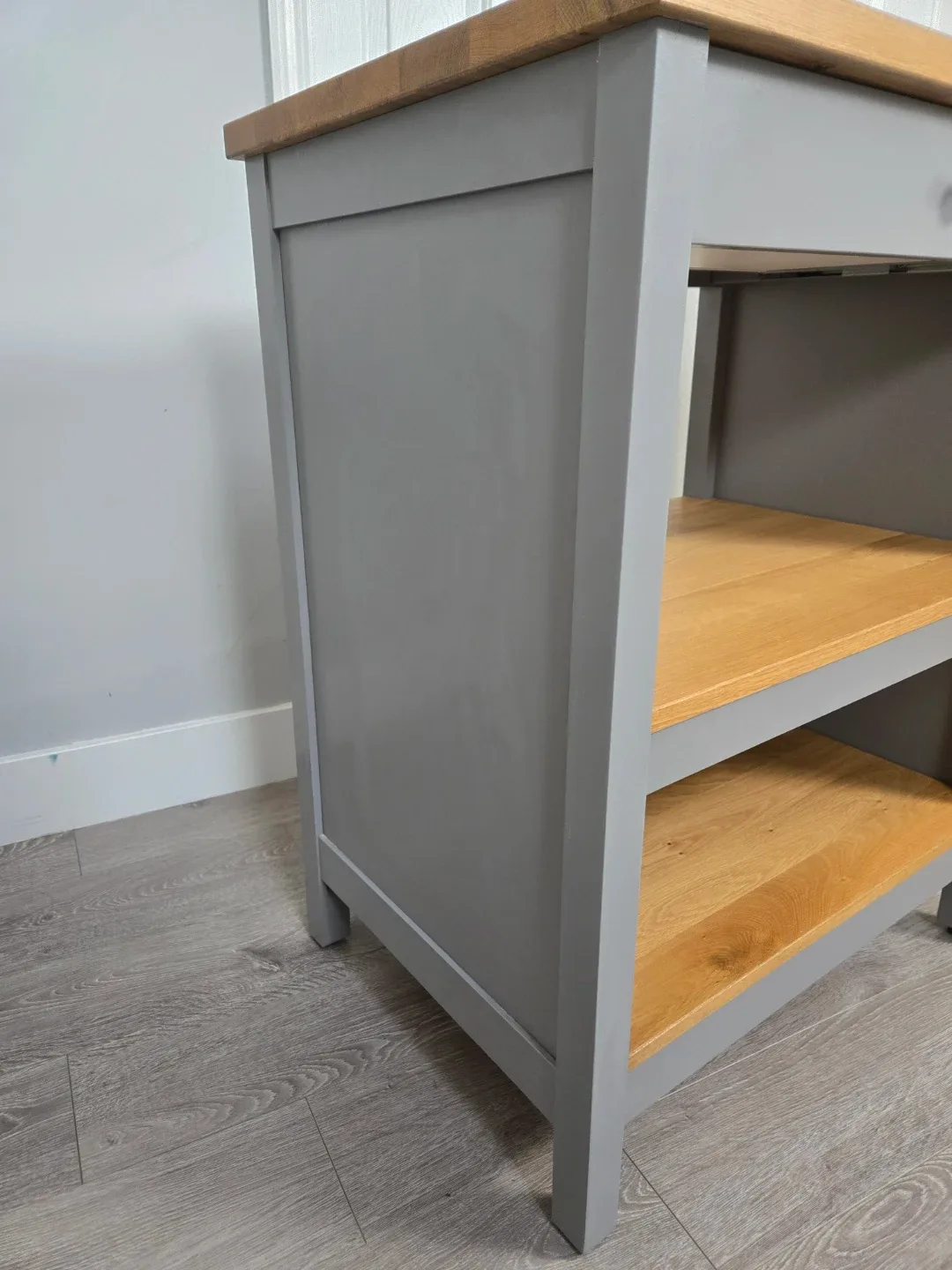 Excellent conditon ikea tornviken kitchen island butcher block. image indicator(8)