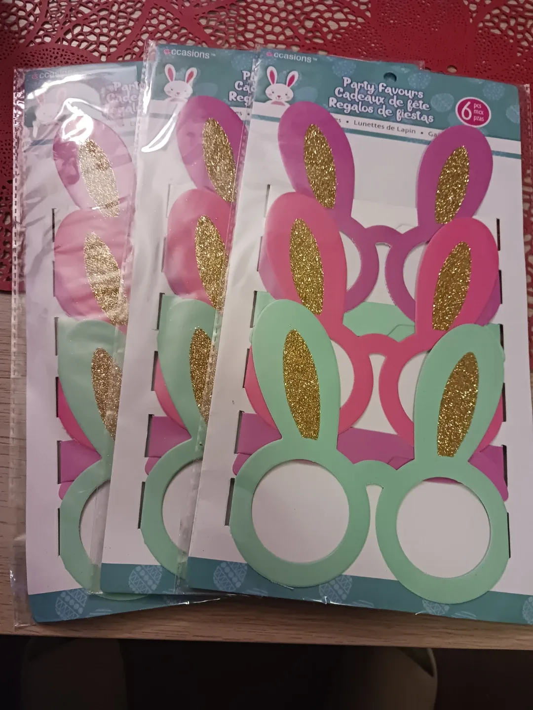 Occasions Party Favours - Bunny Glasses (6 pack)