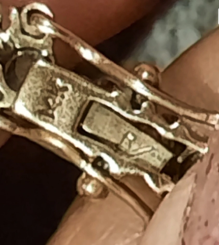 Genuine solid 14k yellow gold CZ tennis bracelet S link - photo 5