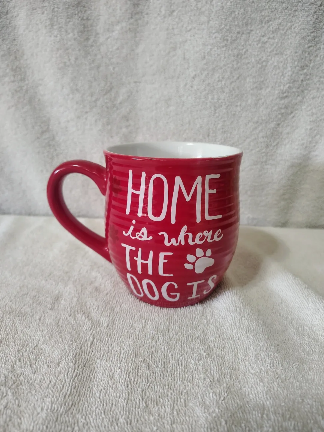 Red Dog Mug - Home is Where the Dog Is