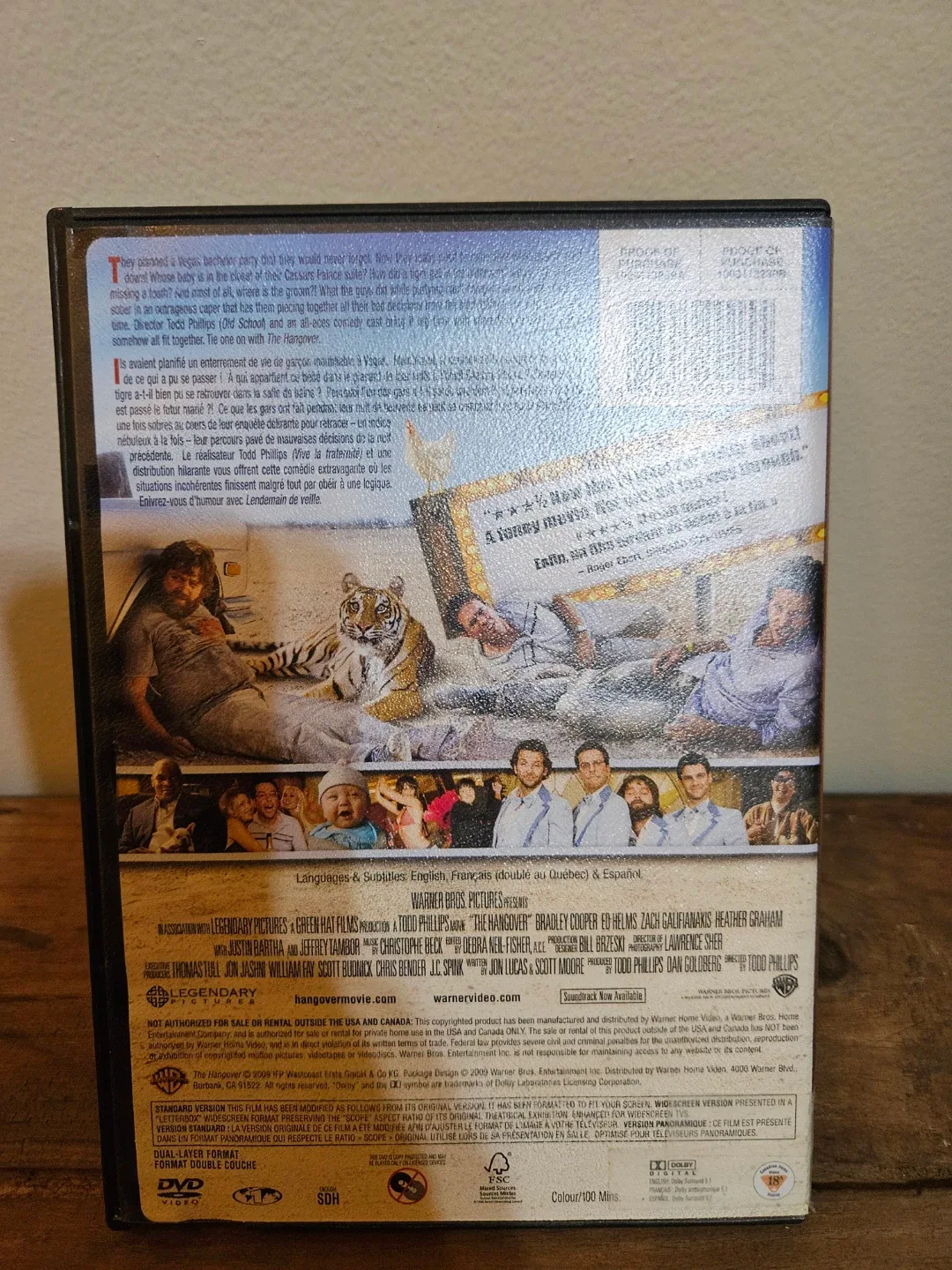 The Hangover DVD - Widescreen Full-Screen image indicator(3)