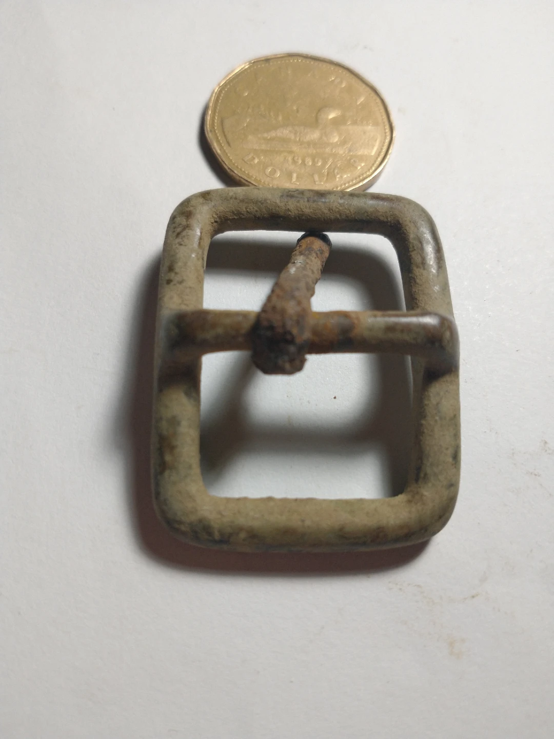 Nice UK found late medieval buckle #2019-001 in box 6 - photo 3