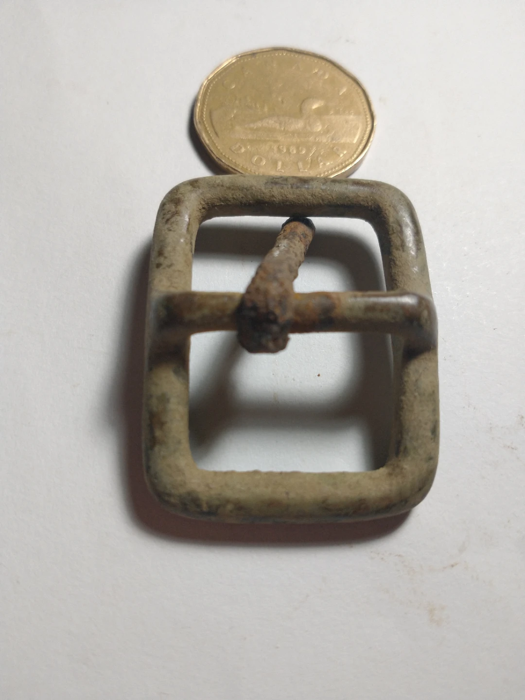 Nice UK found late medieval buckle #2019-001 in box 6 - photo 4