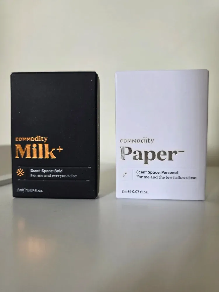 Commodity Milk & Paper Perfume Samples # Cleanout