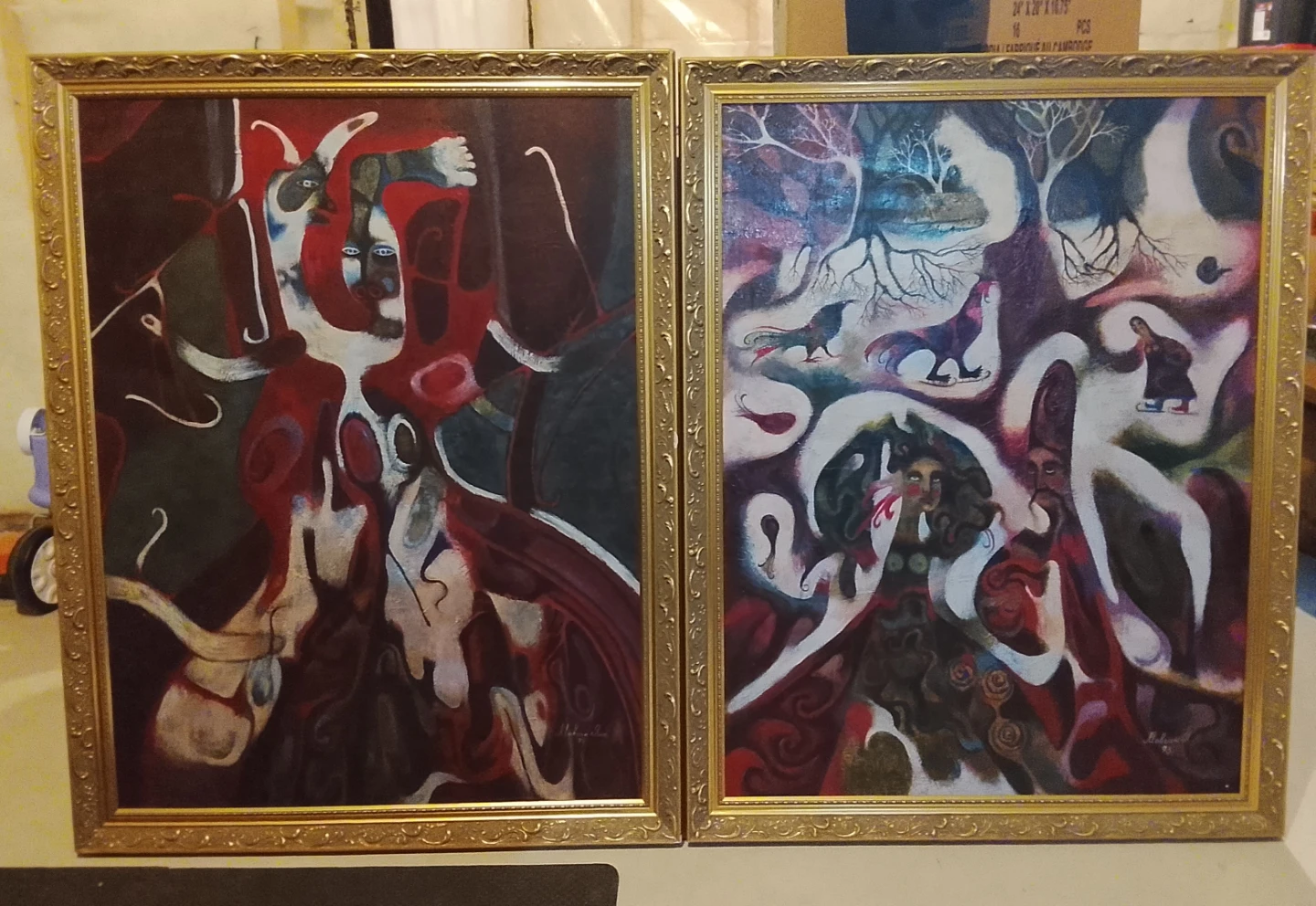 Original oil abstrac  painting - photo 3