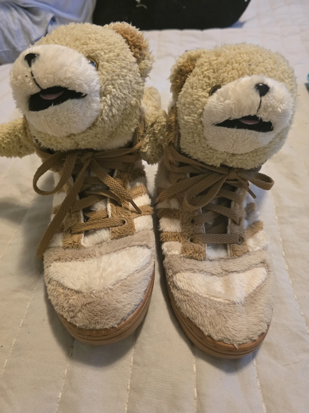 Adidas Jeremy Scott Teddy Bear Shoes - US 7