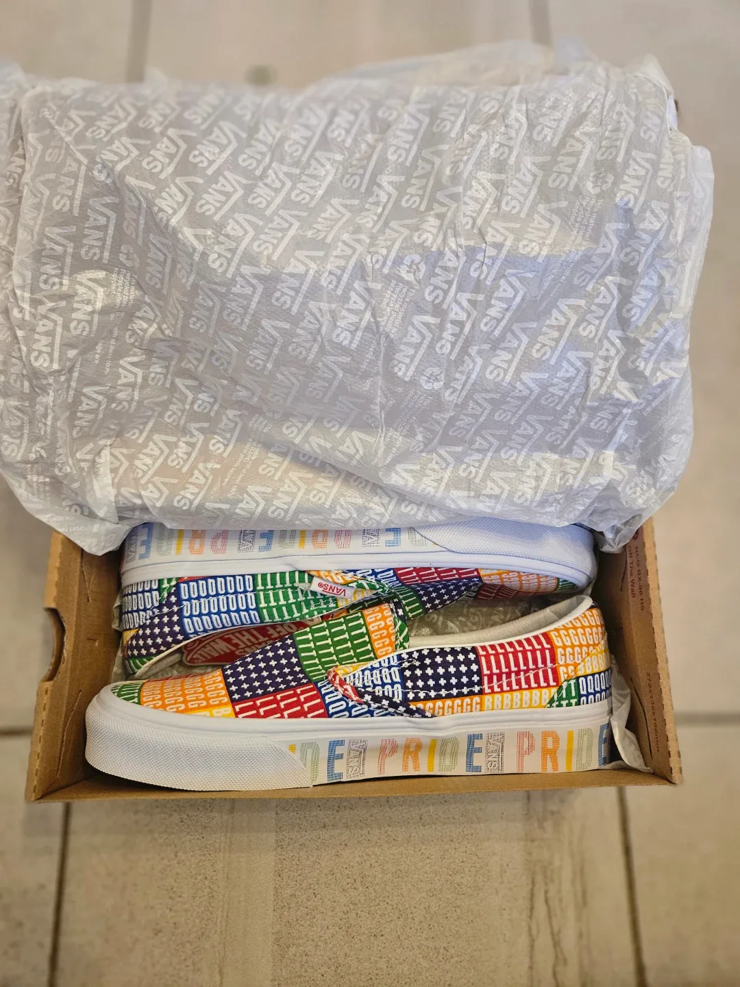 Vans Pride Slip-On Shoes, New in Box image indicator(6)