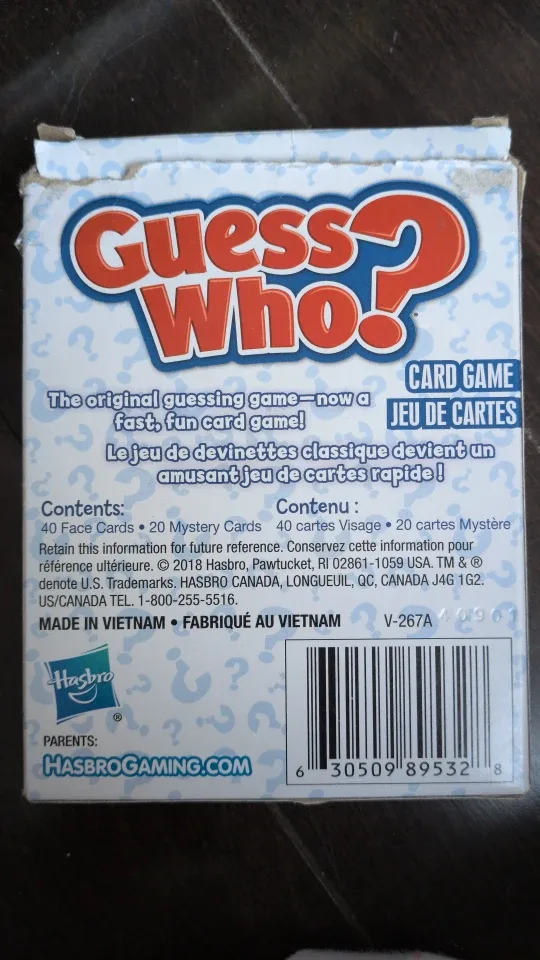 Guess Who? Card Game image indicator(2)