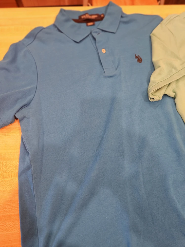 2 U.S. Polo Assn. Polo Shirts - Size M - photo 3