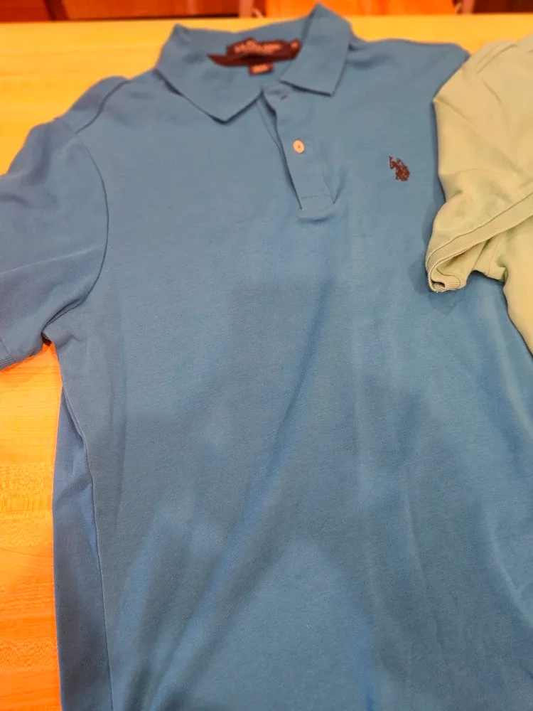 2 U.S. Polo Assn. Polo Shirts - Size M image indicator(3)