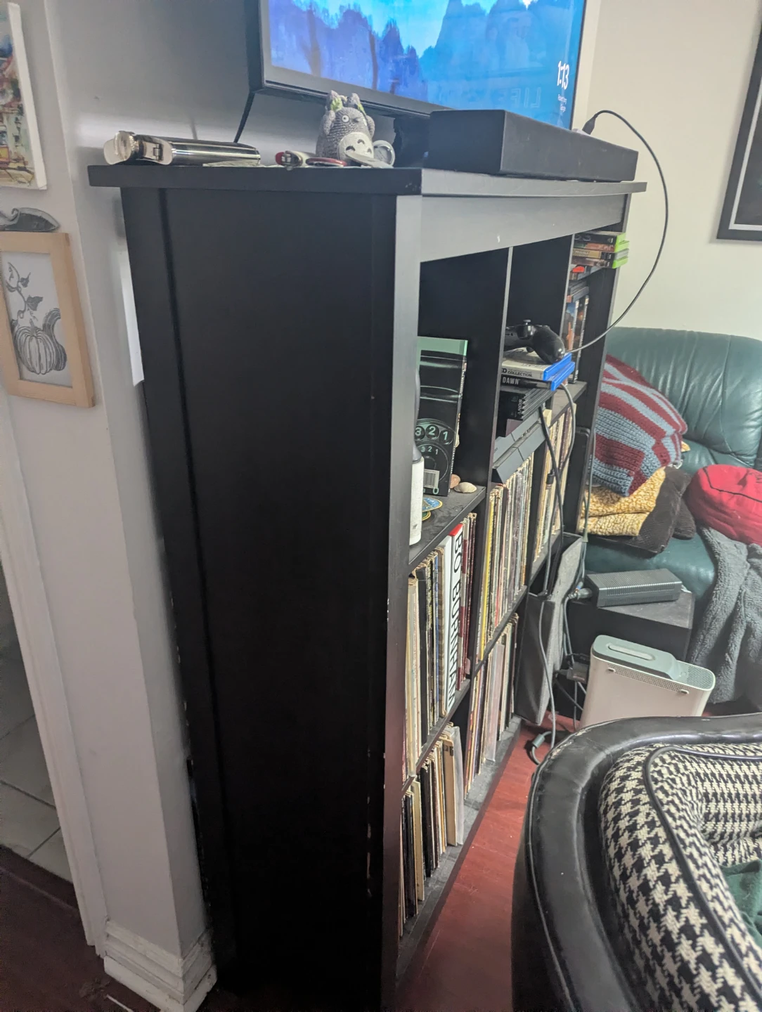 Ikea Black Shelving Unit - photo 2