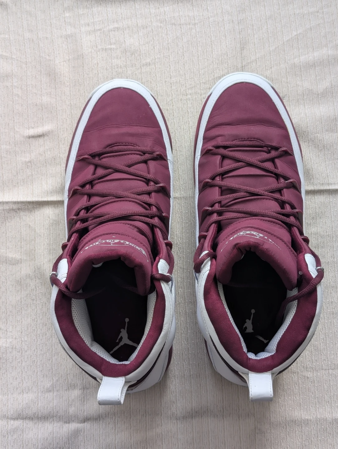 Jordan Nine Point Five Burgundy/White Shoes - photo 5