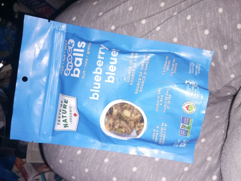 Taste of Nature Blueberry Snack Balls