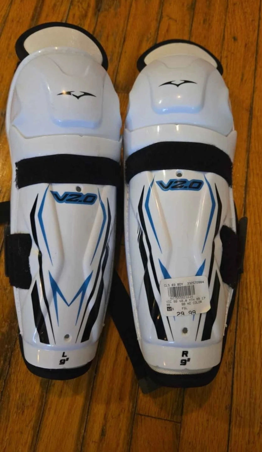 VIC SG V2.0 YTH Hockey Shin Guards - Size 9"