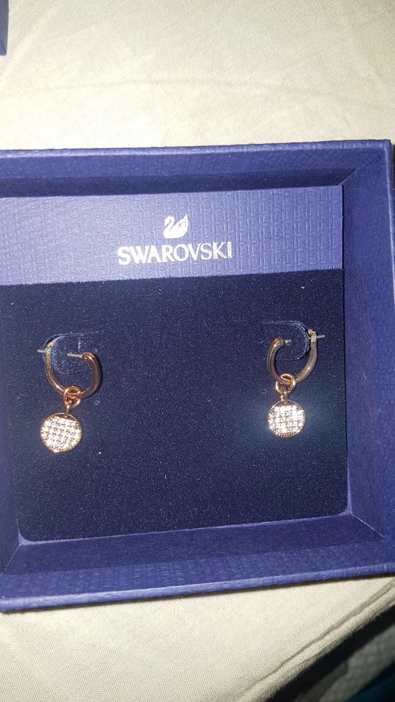 Swarovski Rose Gold Earrings & Necklace Set - photo 4