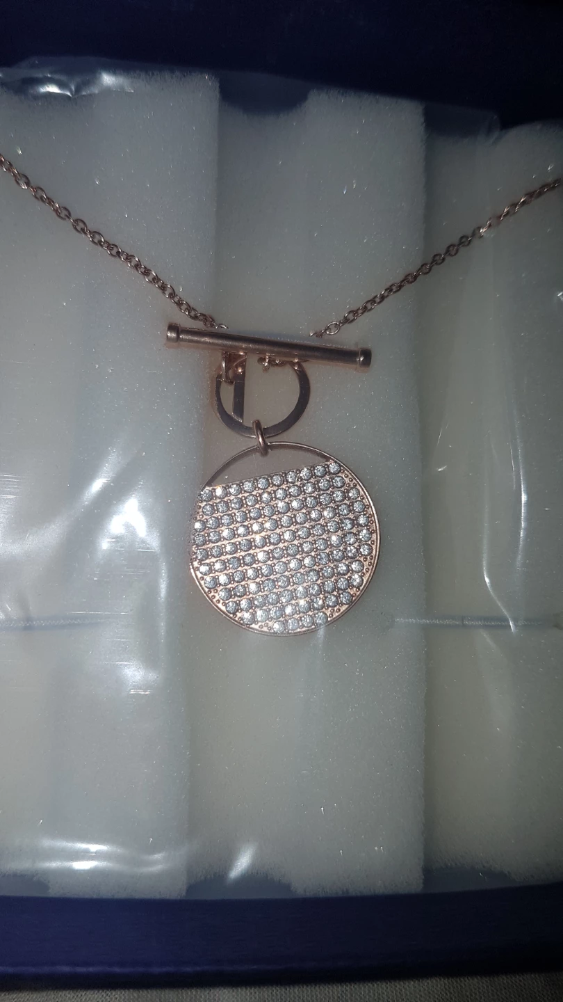 Swarovski Rose Gold Earrings & Necklace Set - photo 5