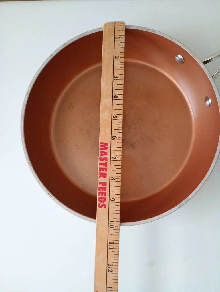 12 Inch Copper Chef Frying Pan with Lid image indicator(2)
