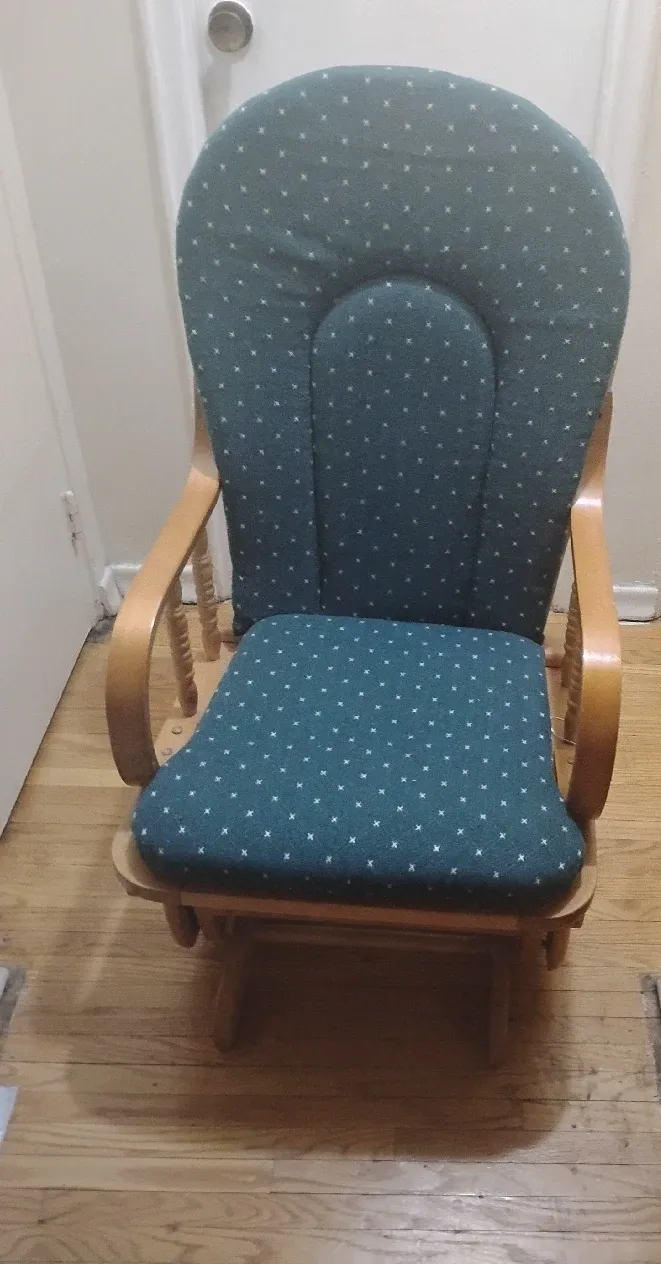 Glider Rocking Chair - Teal