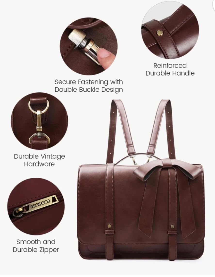 Summer Garden Romance Bow Briefcase – Convertible Bag - photo 4
