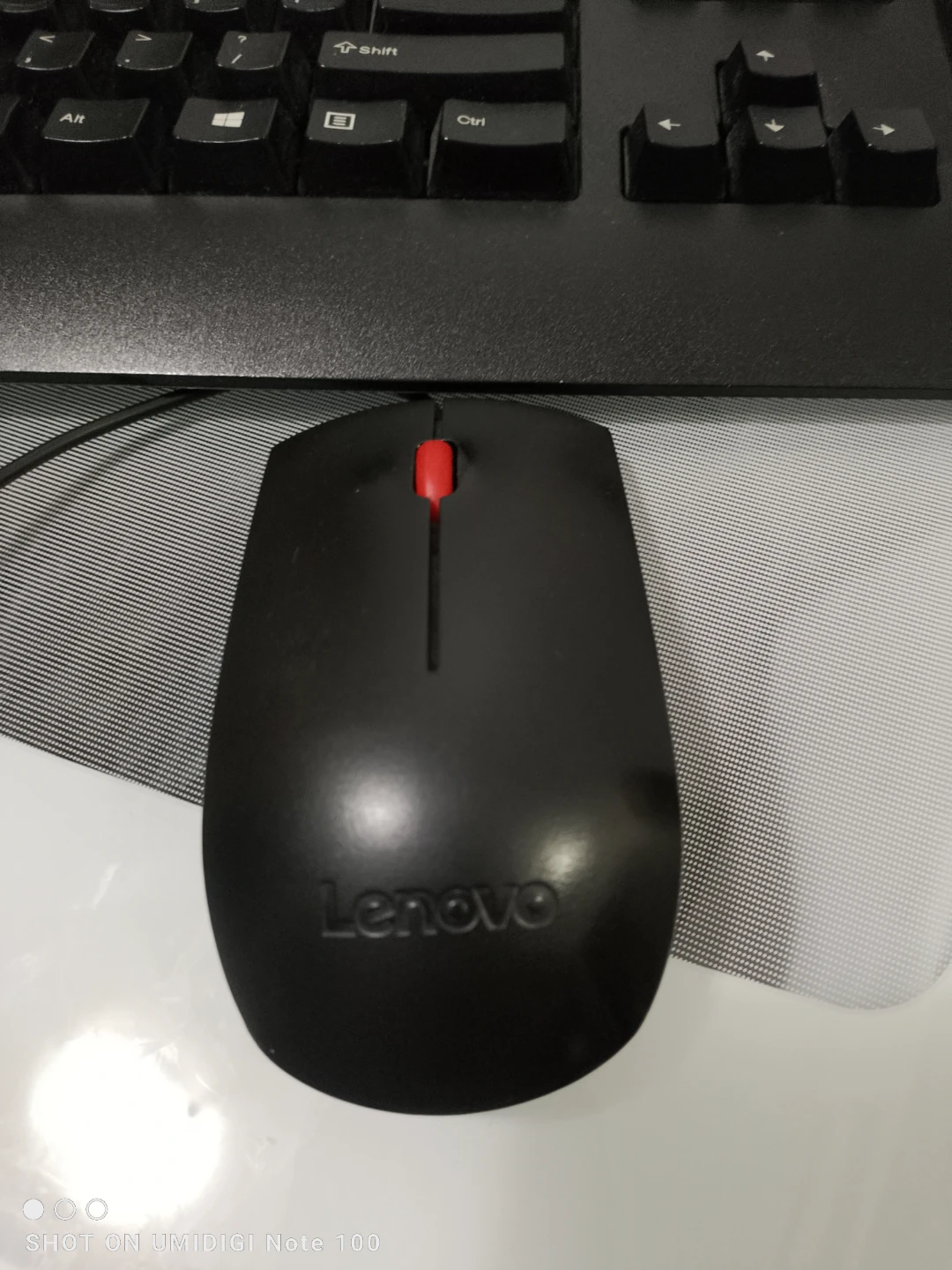 Lenovo Black Keyboard and Mouse　 - photo 2