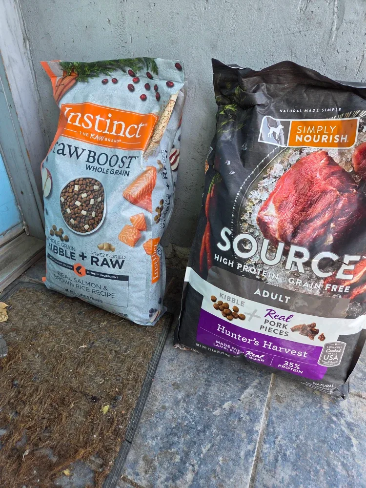 Instinct Raw Boost & Simply Nourish Dog Food