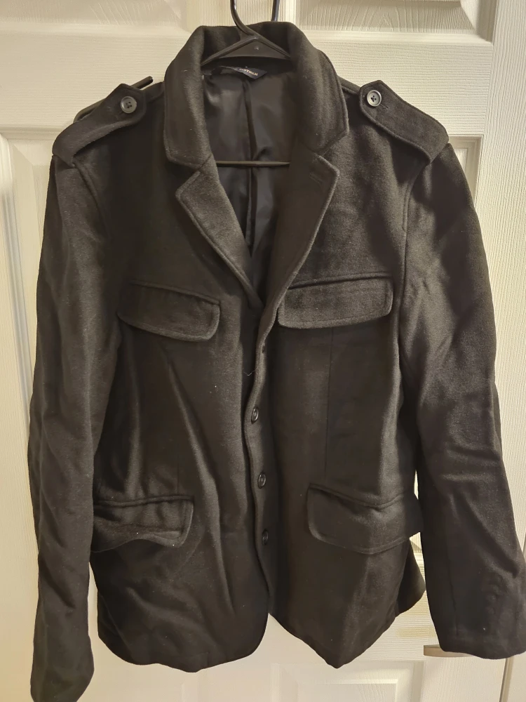 Banana Republic Wool Blend Military Coat - M