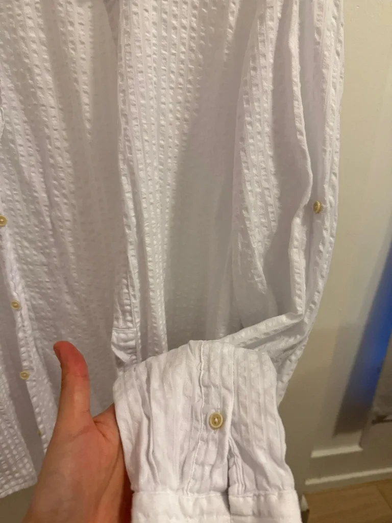 Zara Man Slim Fit White Shirt - Size M #cleanout image indicator(2)