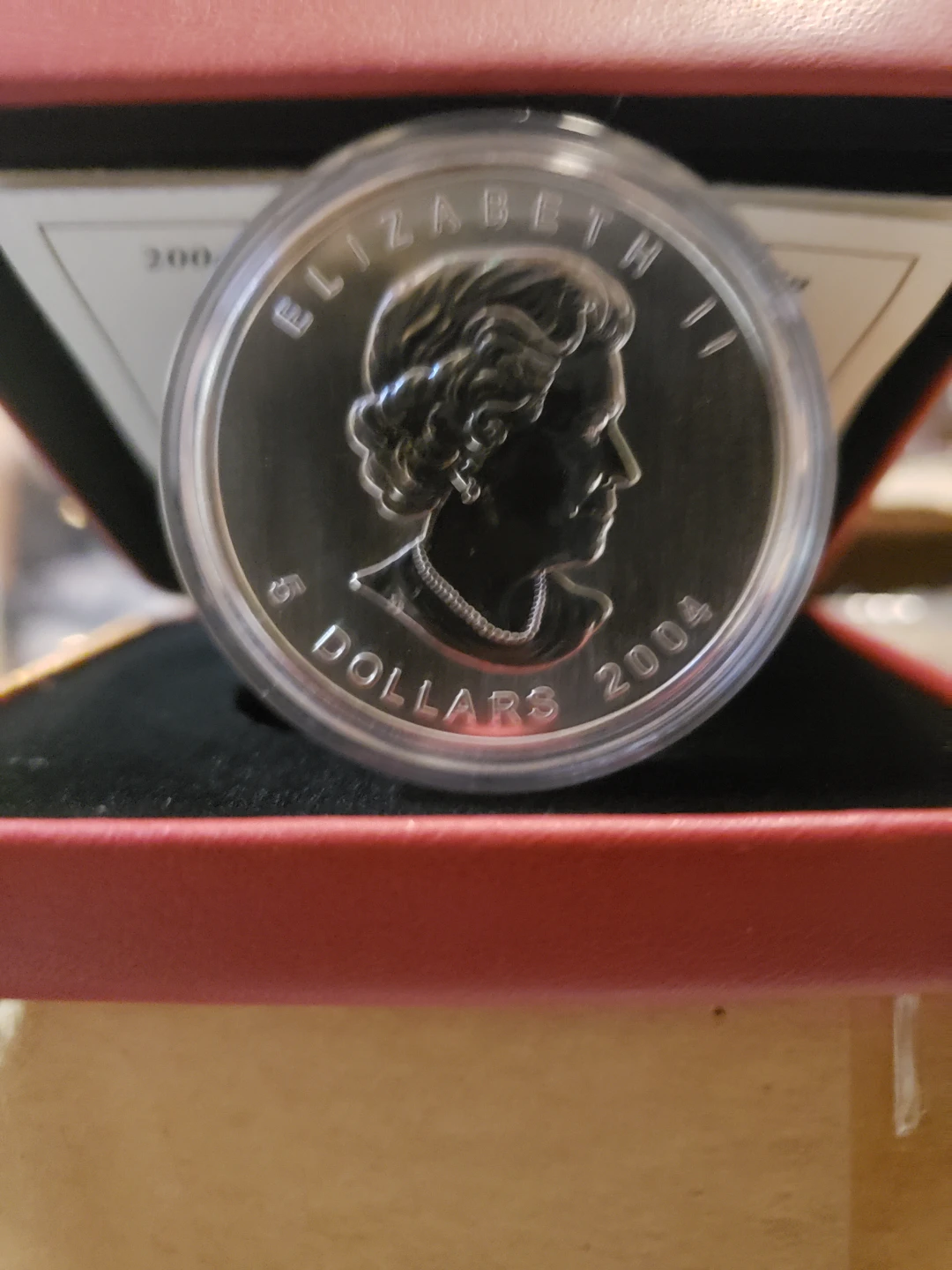 Desjardins 2004 Silver Maple Leaf Coin - photo 4