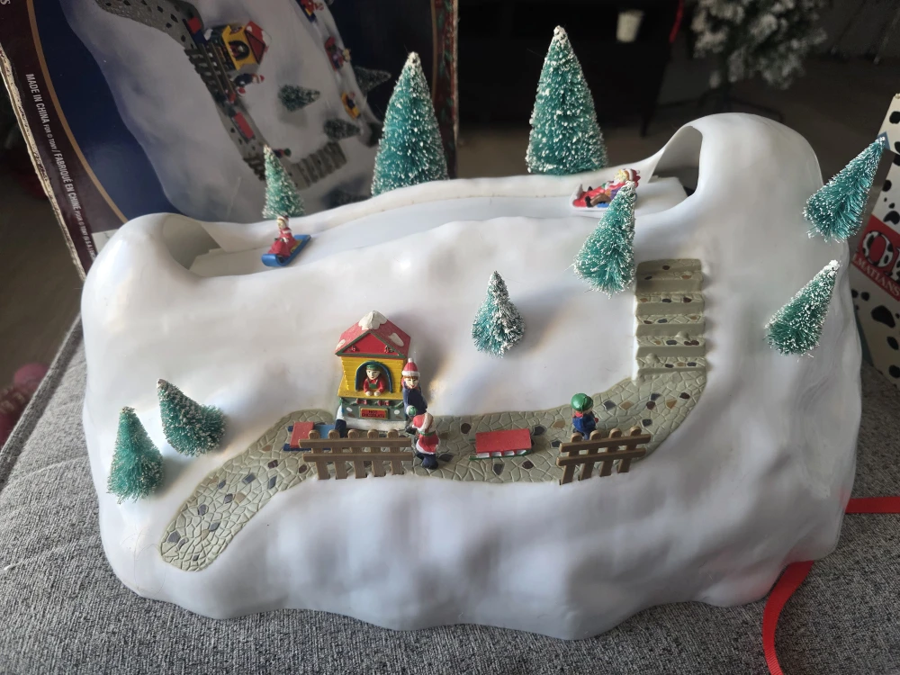 Winter Holiday Village Sledding Slope - photo 2