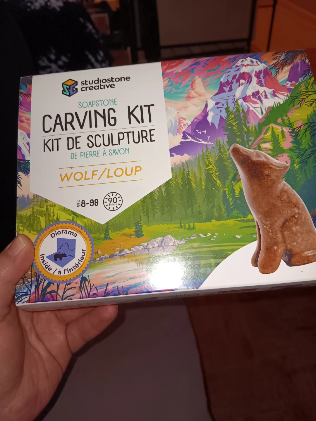 Studiostone Creative Soapstone Carving Kit - Wolf