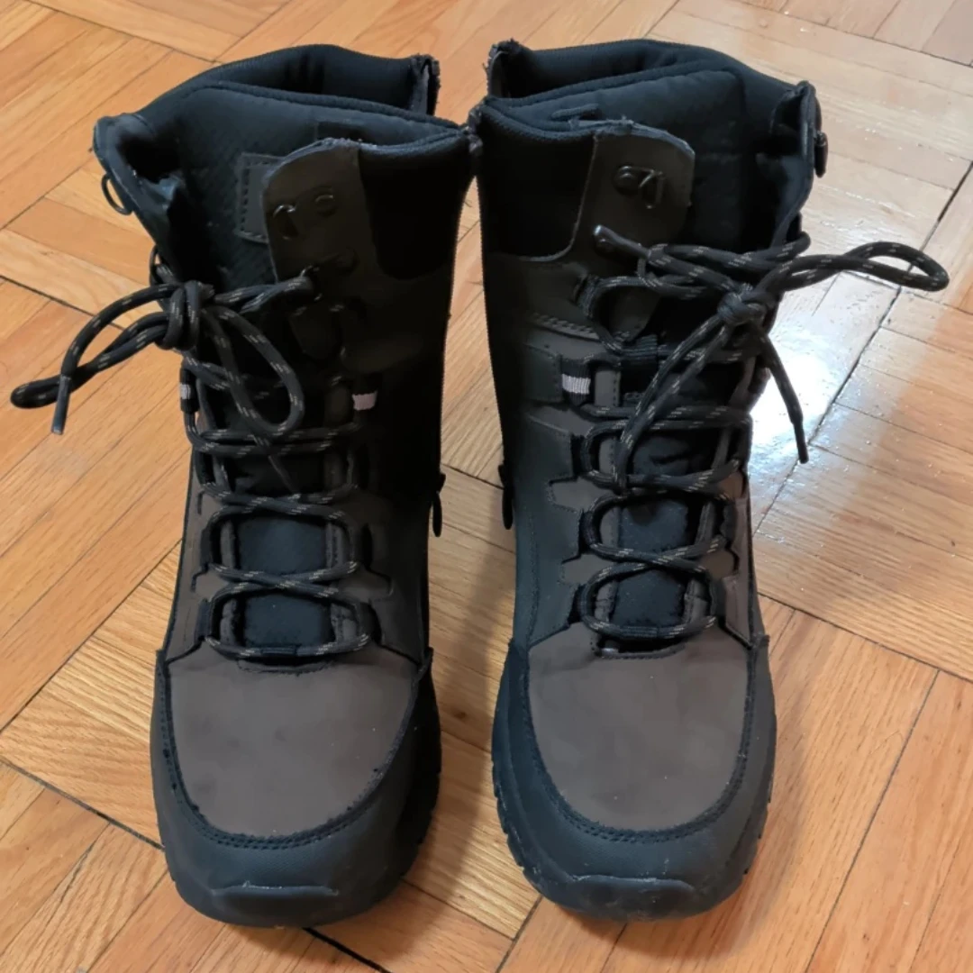 Men's Black-Brown Winter Boots - US 8 - photo 2