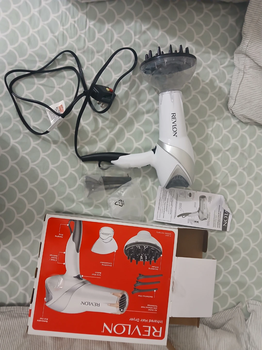 Revlon Infrared Hair Dryer with Diffuser - photo 3