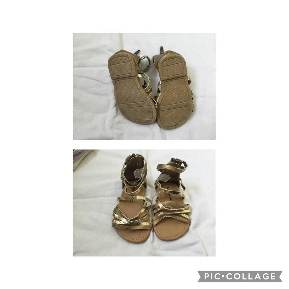 Baby girls sz 5 shoes & sandas - photo 4