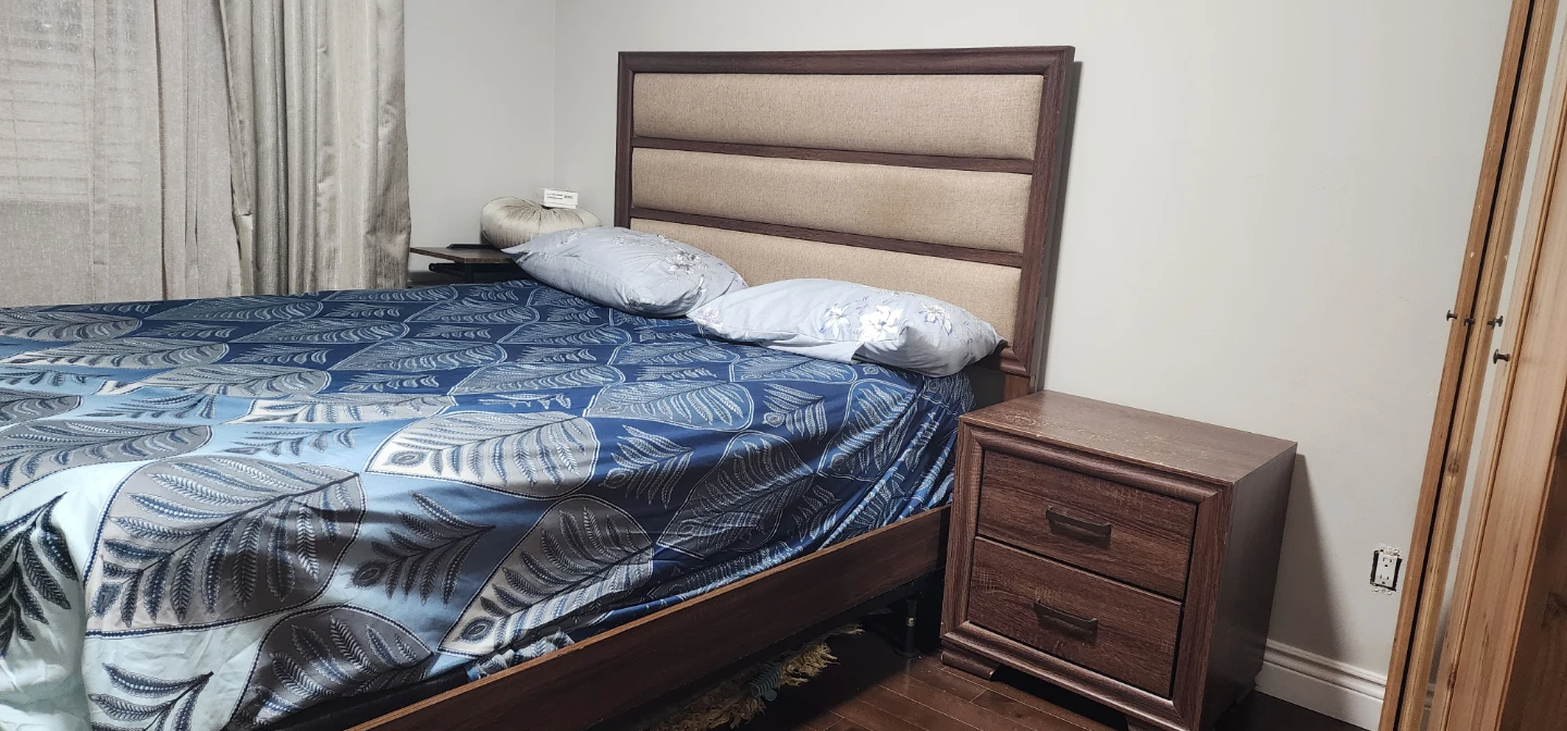 Bedroom Set - Bed Frame & Nightstand