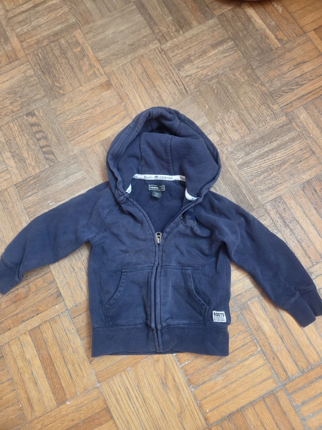 Roots Kids Blue Hoodie - Size 3