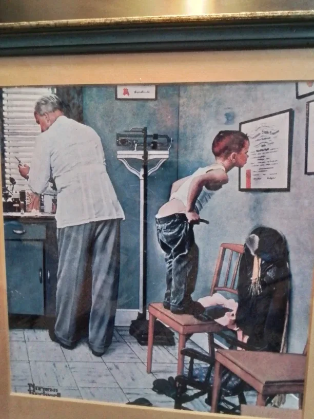 Norman Rockwell Print The Shoot 12.25x12.75 image indicator(2)