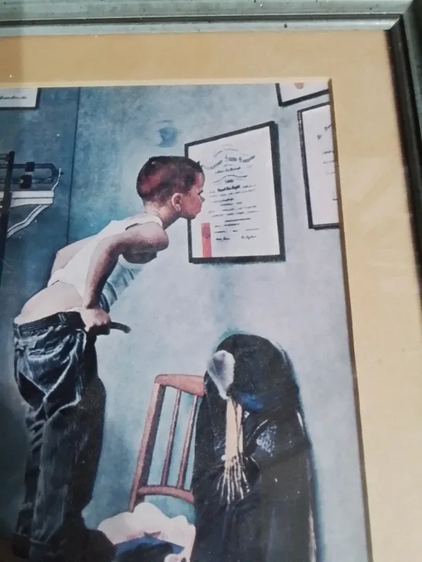 Norman Rockwell Print The Shoot 12.25x12.75 image indicator(4)