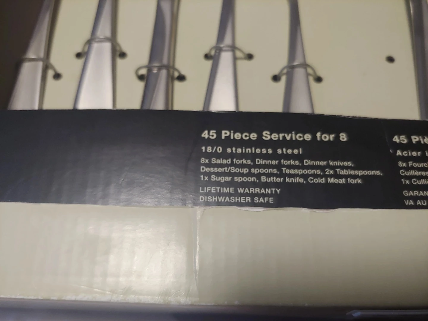 Oneida Satin Flight 45 Piece Cutlery Set - New - photo 4