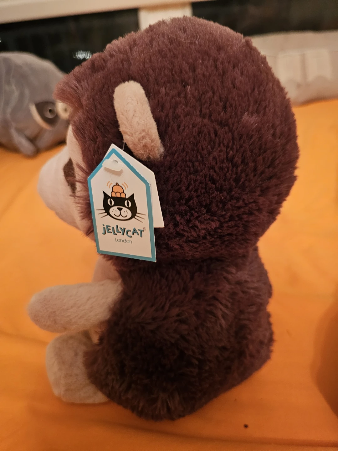 Jellycat Snoozling Hedgehog Chocolate Plush - photo 4
