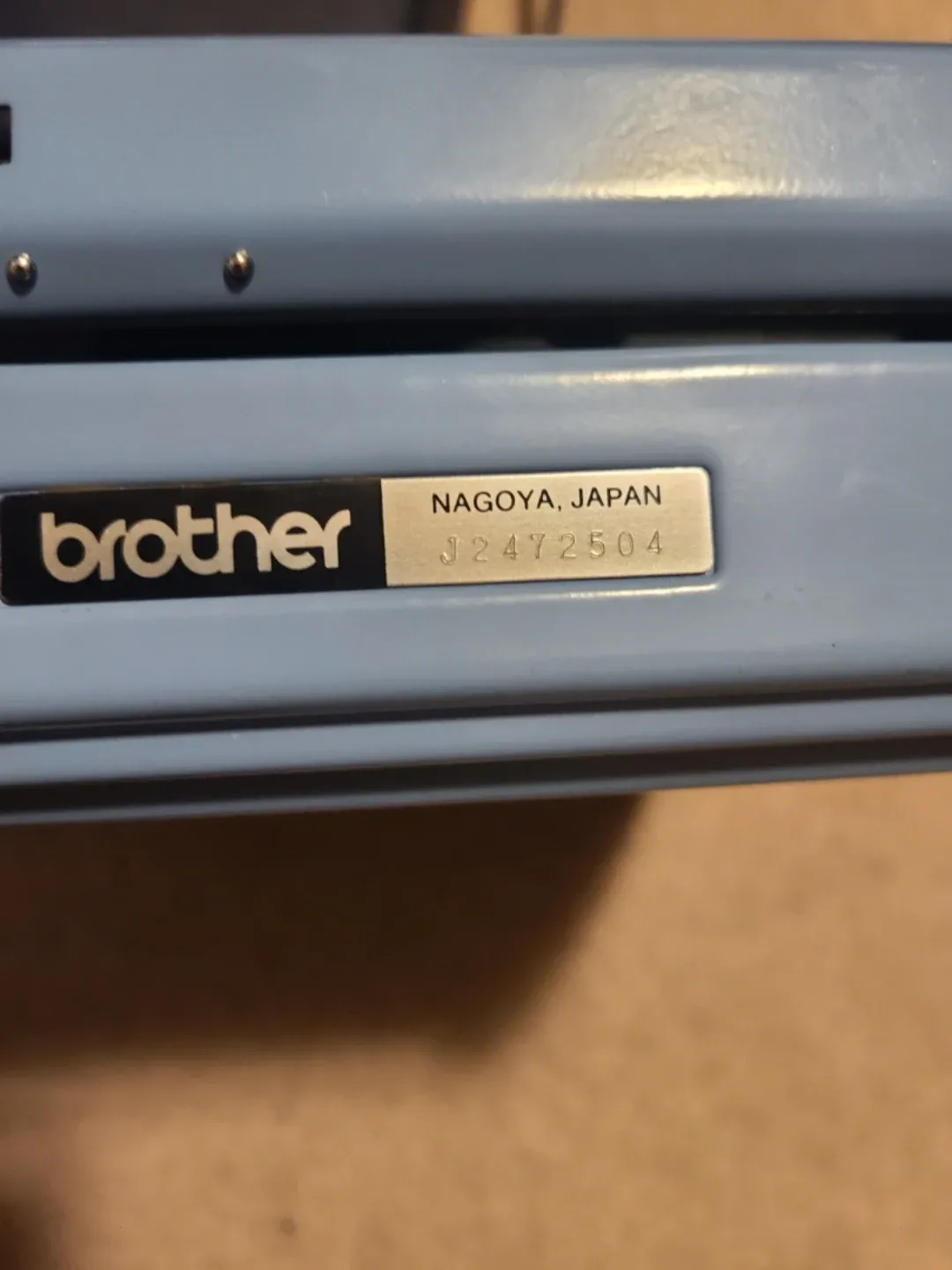 Brother Webster XL-747 Typewriter image indicator(2)